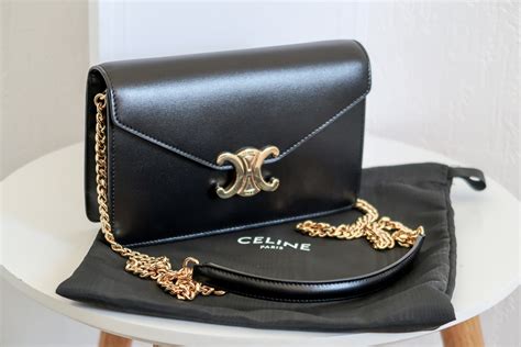 celine pochette with chain|celine multipochette triomphe canvas.